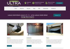 Ultra Garage Doors Repair League City - We are your essential garage door repair service provider that you can depend on. Our technicians can handle even the most dangerous fix for your garage door extension springs, motors, cables, and your overhead garage door. We respond to every concern of our customers as soon as possible.
