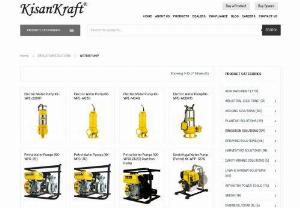 Water Pump - Submersible Water Pump by KisanKraft - KisanKraft water pump is self priming, this pump does not require foot valve. This machine is used for irrigation purposes. We have petrol, diesel, kerosene and electric operated water pump machines.