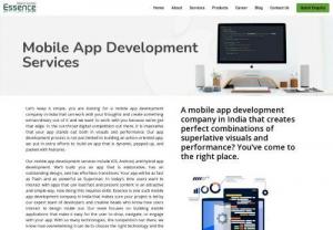 Mobile App Development Company In India - \