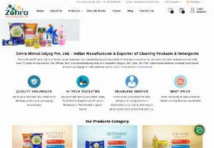 Indian Manufacturer, Exporter of Cleaning Products & Detergents - We are manufacturers and exporters of cleaning solutions seeking enquiries from worldwide dealers. Our manufacturing and R & D units are in Nagpur and offices in Patna and many other places in India.