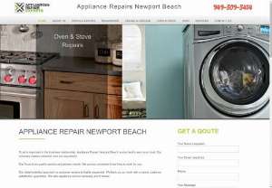 Appliance Repair Newport Beach - We at Appliance Repair Newport Beach provide high-grade appliance services that are performed with full expertise by our savvy technicians. They have unparalleled skills and knowledge in fixing broken freezers, ovens, stoves, dryers, and washers. You can trust them to deal with your problem at a reasonable price.