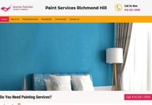 Painters Richmond Hill - We offer quality, speedy, and pocket-friendly painting services. Our extensive list of services includes feature stone wall installation, exterior or interior wall painting, deck painting, etc. Our highly proficient painters will be there on time to promptly provide whatever painting service you wish to request. Located at 255 Silver Linden Dr #93 Richmond Hill, ON L4B 4V5, Canada. Call us now! 416-551-2930