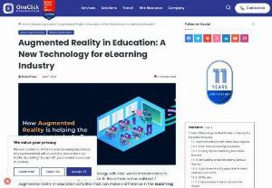 Best AR eLearning Application Development Company - Augmented Reality combines modern technology with real-world environments to deliver a fully immersive eLearning experience. In this article, we\'ve outline 7 augmented reality activities that can make a difference to the eLearning industry. Augmented reality is often confused with virtual reality. Augmented reality is often confused with virtual reality. In fact, virtual reality allows the user to be transported to another world, while augmented reality mixes technology with the real world.