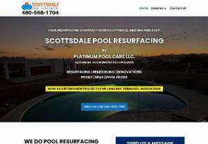 Scottsdale Pool Resurfacing - At Scottsdale Pool Resurfacing, our expert team will enhance the look and feel of your existing pool. The hot and humid weather in Scottsdale takes its toll on swimming pool surfaces during the summer season. Even the best pool surface won\'t last for long if you don\'t resurface it every 10-15 years.