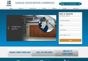 Metro Garage Door Repair Cambridge - Metro Garage Door Repair Cambridge  delivers a wide range of high-calibre and effective garage door repair here in the metro. You don\'t have to worry because we offer these at inexpensive rates. We also have proficient and competent workers to resolve any glitches in your doors. These include unresponsive safety sensor and lose springs.