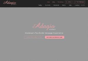 Massage Adagio - Massage Adagio is Montreal\'s premier massage therapy service.
