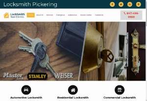 Locksmith Pickering - Ours is the locksmith company that everyone counts on for any problem or concern. We have highly trained, courteous staff handling lock installation, repairs, and all other jobs. If it is time to hire a professional locksmith, we are more than ready to assist you.