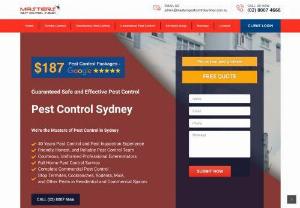 Pest Control Sydney - The Pest Control Masters You Can Rely On