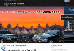 Best Limo Service in Denver - Welcome to A Active Limousine, the best and reliable airport limousine in Denver CO to/from Denver International Airport and the Greater Denver area and beyond. Hire the best limo service in Denver.