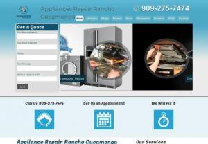 Appliance Repair Rancho Cucamonga CA - Our company is trusted throughout the metro as a professional and efficient home appliance repair service provider. Whether our clients need help with a washer and dryer service, or the restoration of appliances such as refrigerators, ovens, and dishwashers, we are up to the task.