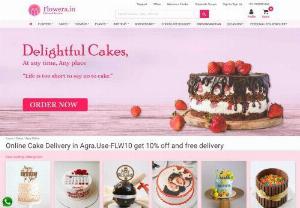 Cake delivery in Agra - Sending Cake and to be part of celebration is just a mouse click away. Our Fresh bakes Cake surely will add the sweetness and liveliness on any occasion. We also make customize cake or Photo Cakes for Wedding and Large gatherings. So whenever you want to Send Cake in India to your loved ones, Just call us we will make the occasion memorable. For customize cake cake call at +91-7828981660 and check availability. We can deliver cakes and flowers according to your requirements. We always welcome...