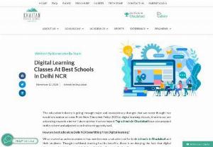 Digital Learning Classes At Best Schools In Delhi NCR - The education industry is going through major and revolutionary changes that we never thought we would encounter so soon. From New Education Policy 2020 to digital learning classes, it seems we are advancing towards a better future quicker than we hoped. Schools in Delhi NCR coping up with changes so quickly
