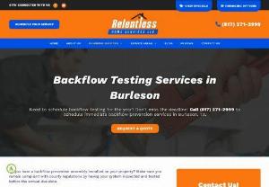 Backflow Testing Services in Burleson - Need to schedule backflow testing for the year? Don\'t miss the deadline! Call (817) 271-2999 to schedule immediate backflow prevention services in Burleson, TX.