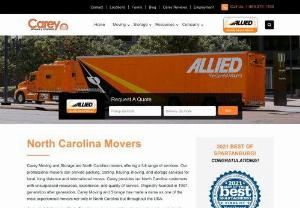 North Carolina Moving Company - Carey Moving and Storage - Carey Moving & Storage are trusted North Carolina movers offering packing, crating, hauling, moving & storage services for residents and businesses. Visit our website for more information.