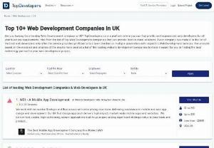 Top Web Development Companies in UK - An extensively researched list of top Web developers in UK with ratings & reviews to help find the best web development companies based in UK.