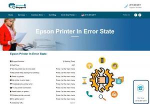 How Do I Troubleshoot Epson Printer In Error State - I believe in using epson printer for various printing purposes. epson printer is an advanced printing machine, which is fully loaded with wonderful features, hence several users use it for printing the documents. I am also working on epson printer from the last two years, so I have good experience to handle all types of printing tasks. While printing the documents, I am seriously experiencing epson printer in error state .
