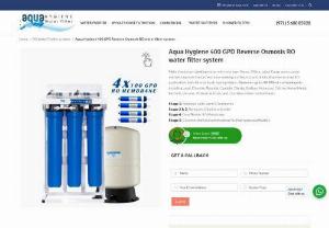 Aqua Hygiene 400 GPD Reverse Osmosis RO water filter system - Make the purest drinking water with your own Home, Office, Labor Camp water cooler system. Improve the taste of your cooking, coffee, ice, and drinks. Experience true RO purification. Safe filtered fresh tasting Water: Removes up to 99.99% of contaminants including Lead, Chlorine, Fluoride, Cyanide, Giardia, Radium, Asbestos, Calcite, Heavy Metal, Bacteria, Viruses, Pharmaceuticals, and countless other contaminants.