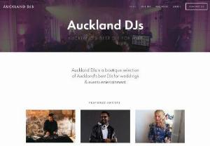 Auckland DJs - An event is never complete without the perfect soundtrack. When looking at Auckland DJs for hire, it\'s a challenge to know which one will perfectly complement your function and keep your guests coming back to the dance floor again and again. Experience, professionalism and recognition are some of the main deciding factors in hiring a DJ.

We\'ve put together a guide of some of the most notable Auckland DJs, each with oodles of expertise and unique specialties in genre.