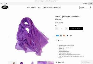 women's purple lightweight cashmere scarf - Season: Spring, Summer, Autumn Place of Origin: Inner Mongolia, China