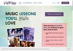 Vista Music School - Start your musical journey from anywhere with Vista Music School. We offer uniquely high quality online music lessons and small group classes, all from our virtual platform. Our Master teachers are trained to take a holistic approach to music education and encourage and challenge you, no matter your age or experience. Join our growing online community of musicians today!