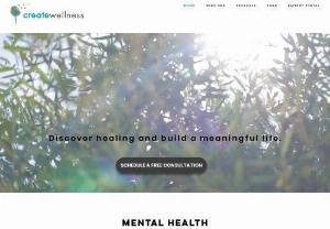 CreateWellness - CreateWellness provides online virtual therapy for chronic stress, depression, trauma, PTSD, grief and many other mental health challenges and emotional pain. Mind and body integrated therapy to provide you lasting healing.