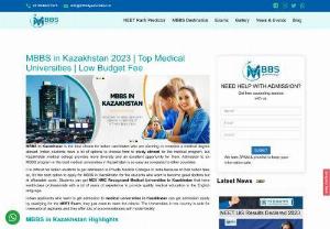 MBBS in Kazakhstan - Kazakhstan is the best choice to study MBBS for Indian Students. Affinity Education provides best solution for Indian students to get their favorites MBBS College for study in abroad. To know about various MBBS universities in Kazakhstan and their fees structure and admission process at one place. Here you also get details about your journey related issues like visa, tickets and other etc.