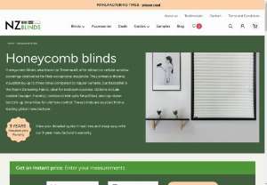 Honeycomb Blinds NZ - Honeycomb Blinds (Thermacell) are an attractive cellular blind that are renowned for their insulation properties.