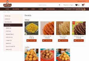 Sweets Online Shopping - We are Leading Best Online Sweets and Snacks Shop in Sattur District. Sweets online shopping have never been this satisfying! Order your favorite delicacies from Sattur Mittai Kadai to enjoy the taste of our tradition. Buy your favourite Indian Sweets, Traditional Sweets, South Indian Sweets in Online. Order and Get Fresh Sweets from us and now available in online