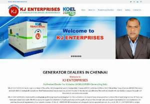 Generator Dealers in Chennai -[KJ ENTERPRISES] - We are leading Generator Dealers in Chennai. We continuously provide the best quality through sales and supply of generating sets.