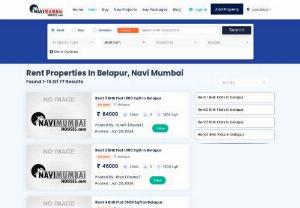Properties, Flats For Rent In belapur - Properties For Rent In belapur, Navi Mumbai in your Budget. Rent 1 BHK, 2 BHK, 3 BHK Flats in belapur Navi Mumbai. Furnished, SemiFurnished, Verified Properties.