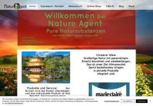 Nature Agent - Onlineshop for forgotten and reinvented Natural Treatments & Supplements especially with recycled 
& sustainable Packaging.