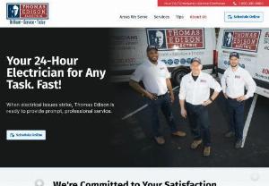 Thomas Edison Electric - Operating around the clock for 24 hours, Thomas Edison Electric is a leading provider of emergency electrician services for both residential & commercial customers in Allentown, Reading, West Chester, and Philadelphia.