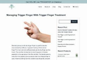 Treatment for Trigger Finger without Surgery Naturally - No more searches for trigger finger treatment without surgery as a new device is available in the market. Trigger Finger Tape secures the finger in an extended position providing comfort and moderate any pain or spam while performing daily activities. Buy now.