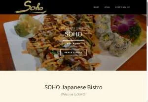 Screenshot of Soho Japanese Bistro
