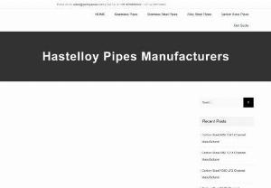 Hastelloy Pipes - Sachiya Stel International  is a professional manufacturer and exporter of hastelloy pipes with precision machining facilities. We produce hastelloy pipes as per ASTM B 622 ASME SB 622 / ASTM B 619 ASME SB 619, DIN standard in size range of 0.3mm to 50mm. We are one of the leading hastelloy pipes manufacturers and exporters in different specifications and dimensions, which find applications in high demanding industries and sectors, particularly high temperature and corrosive resistance...