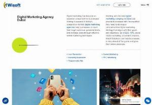 Digital Marketing Company in Dubai | Digital Marketing Dubai | Wisoft - Leading growth driven digital marketing company in Dubai, UAE. We offer a wide range of Digital Marketing Services in Dubai like SEO, SMO and SEM.