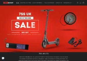 7SS UK LTD - we offer a wide variety of electric scooters and accessories including the Xiaomi m365 essential and Aovo Pro 31kmh scooter. We offer bags for your scooters and free delivery around the UK with various discounts and coupons.