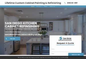 San Diego Kitchen Cabinet Refinishing - San Diego Kitchen Cabinet Refinishing is a full-service luxury kitchen remodeling service serving San Diego and surrounding areas. We have a full team of experienced designers, a general contractor, craftsmen and installers, and a dedicated project manager to ensure that your project is completed with the highest level of attention to detail from start to finish.