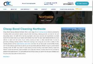 Cheap Bond Cleaning Northside - If you are looking for a local business partner and appreciate excellent customer service - please contact us today.