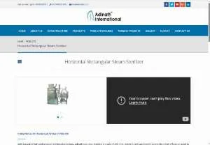 Screenshot of Horizontal Rectangular Steam Sterilizer for Instruments