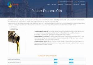 Rubber Process Oils - Our Rubber Process Oils are widely uses across various industries and environment friendly product. Different grades of superior quality Rubber Process Oils are offered which are used for the manufacturing of various rubber produces, from both natural as well as synthetic rubber.