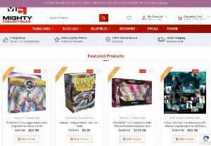 Mighty Collectibles Pokemon TCG in Australia - Mighty Collectibles a Small Online Business Based in Australia. Purchase Online The Pokemon TCG, Pokemon Trading Cards, Pokemon Dragon Ball Plushies. You Can Get More Details about It on the Website.