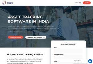 Asset Tracking System | Unipro Tech Solution - Unipro's Asset tracking solution provides complete visibility and accurate location of each asset from the manufacturer to the customer using Barcode and RFID technology.