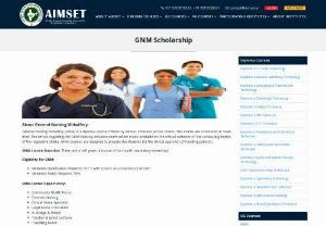 Scholarship for GNM | Scholarship Exam for GNM | GNM Scholarship - Get the Scholarship for GNM (General Nursing Midwifery). Scholarship examination for the students, who are aspiring to study in GNM. Apply Scholarship for GNM.