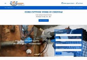 SDS Core Cutting Services | Building Demolition work in Chennai - Searching for Building demolition work in chennai then Contact SDS Core Cutting services for Expert Diamond Concrete Core cutting Service call us today.