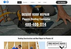 Desert Roof Repair - Whether you need flat roof repair,  new roof waterproofing,  or assistance with gutter installation,  our roofers have the knowledge and equipment to safely access and remedy any issues you may be facing. Including emergency roof repair in a variety of situations,  you can count on our team to get the job done right from start to finish. At Desert Roof Repair we are the waterproofing and tile roof repair experts that have everything you need to keep your home safe. We work on a variety o