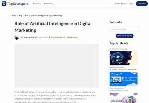 Artificial Intelligence & Marketing: Do They Feasibly Match? - The use of AI in marketing will help to improve user experience and boost ROI with insights on targeted customers using machine learning & deep learning.