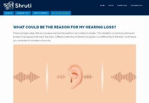 Reasons of Hearing Loss - Reasons of Hearing Loss for Conductive hearing loss, Sensorineural hearing loss and Mixed hearing loss explained. Causes of hearing loss vary as there are various types of hearing loss.