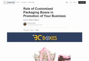 Role of Customized Packaging Boxes in Promotion of Your Business - Best Custom Boxes is the perfect choice for you to buy your sweet and delicious items a new home. Bakery boxes not only make your products more appealing and attractive but BCB bakery packaging boxes are also environment friendly