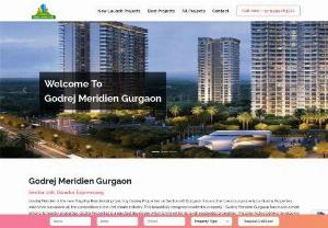 Godrej Meridien Sector-106 Gurgaon - Godrej Meridien is a new flagship property in Sector-106 Gurgaon. It offers 2, 3 and 4 BHK Apartments equipped with the floor plan size from 1366 to 2720 sq.ft.
